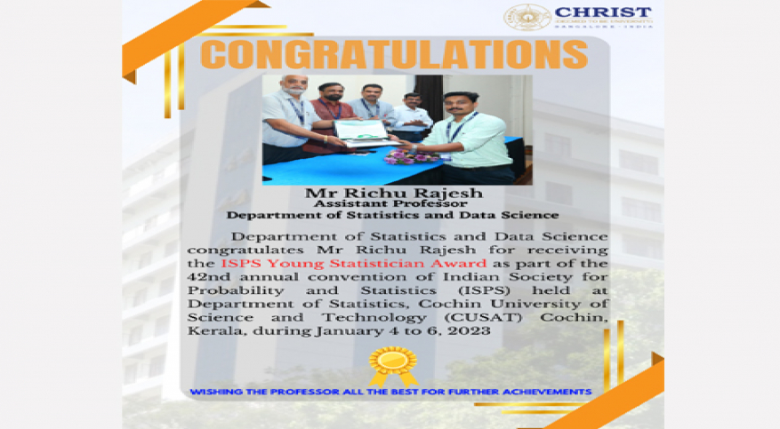 Congratulations to Richu Rajesh